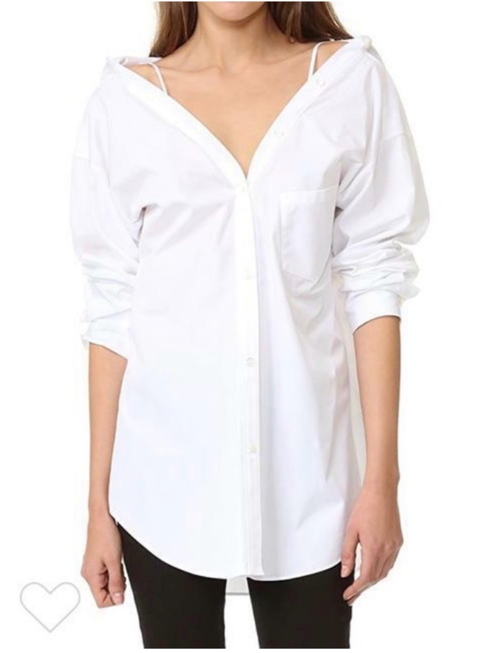 Theory Tamalee Sartorial White 100% Cotton buttondown white shirt, long sleeve M